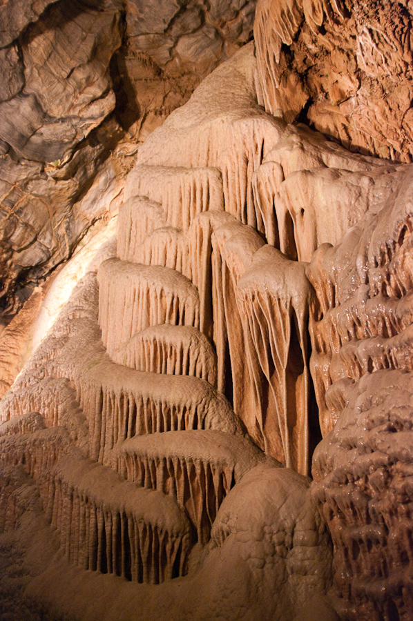 Indian Echo Caverns near Hershey PA This is called the wedding cake